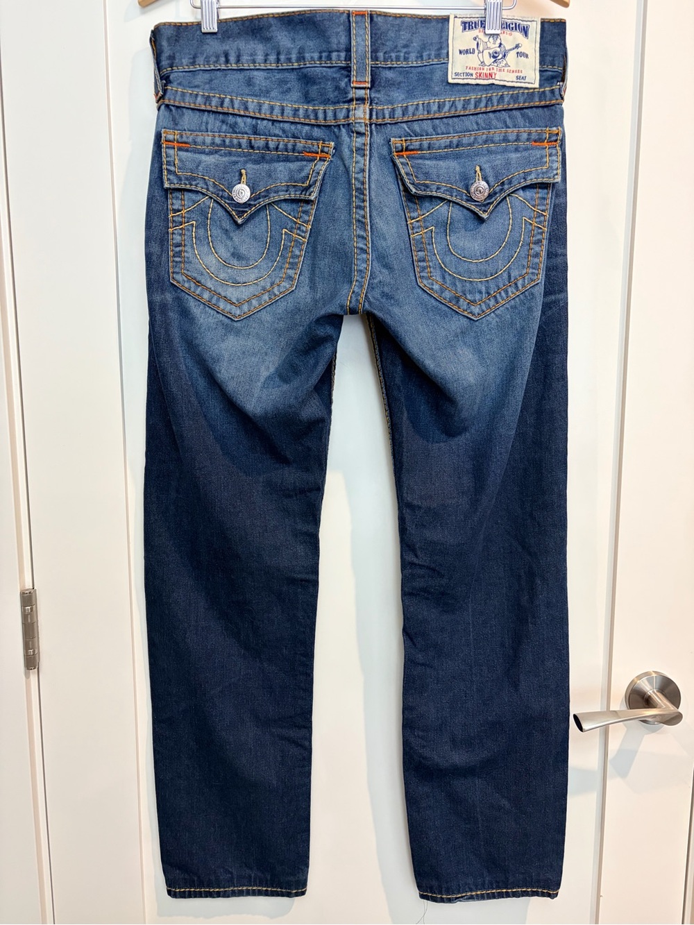 True Religion Big T Skinny Straight-Leg Jeans Size 32